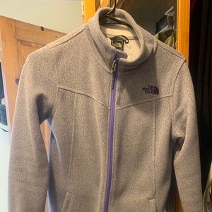 North face fleece zip up